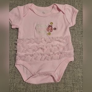 Duck Duck goose 3-6 months onesie